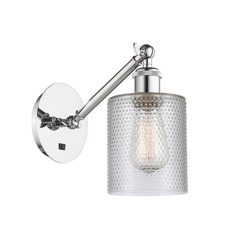 Innovations 317-1W-PC-G112 One Light Wall Sconce, Polished Chrome