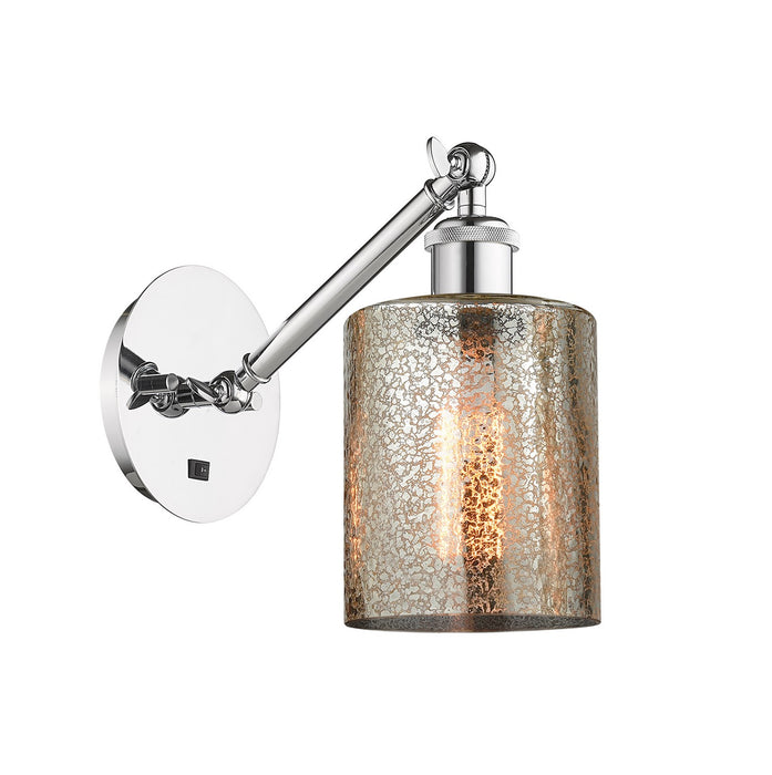 Innovations 317-1W-PC-G116 One Light Wall Sconce, Polished Chrome