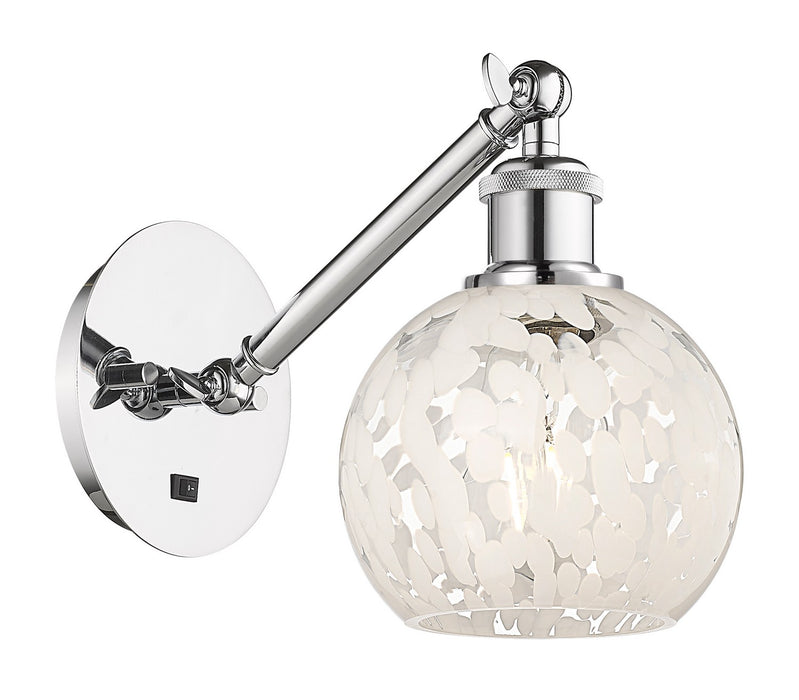 Innovations 317-1W-PC-G1216-6WM LED Wall Sconce, Polished Chrome