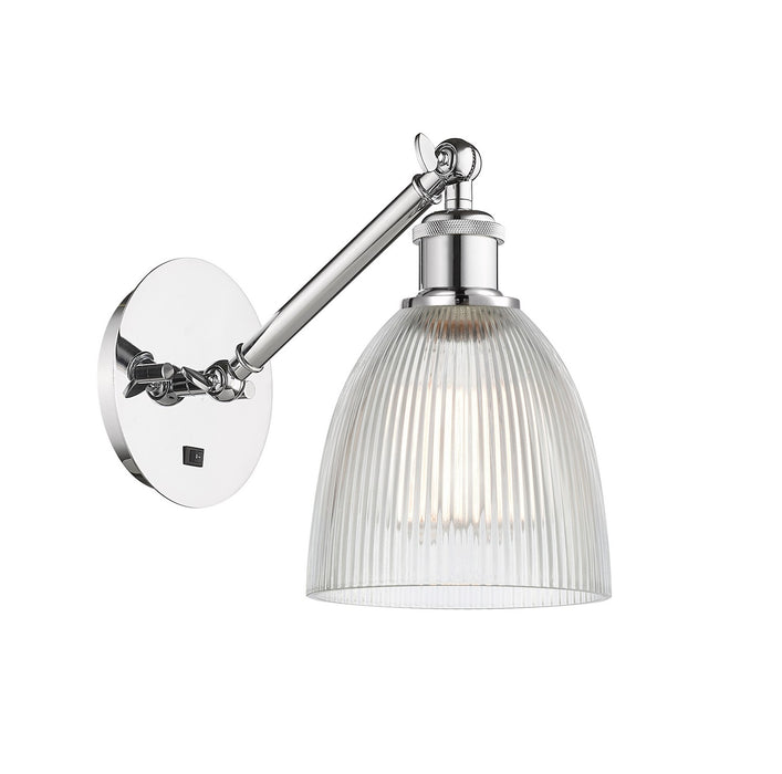 Innovations 317-1W-PC-G382 One Light Wall Sconce, Polished Chrome