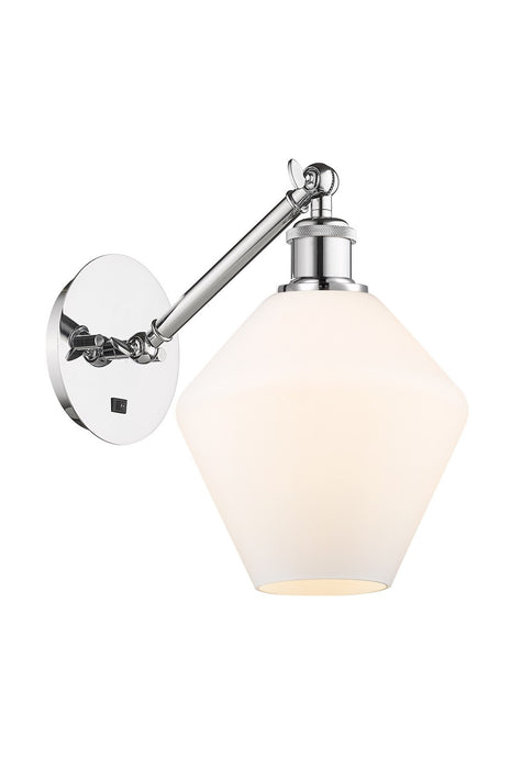 Innovations 317-1W-PC-G651-8 One Light Wall Sconce, Polished Chrome