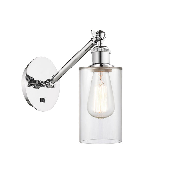 Innovations 317-1W-PC-G802 One Light Wall Sconce, Polished Chrome