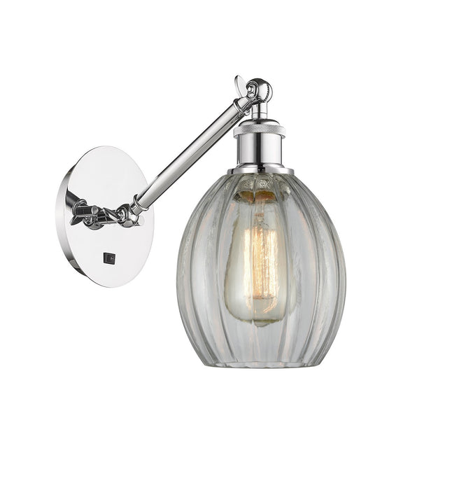 Innovations 317-1W-PC-G82 One Light Wall Sconce, Polished Chrome