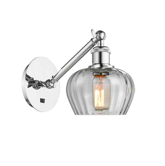Innovations 317-1W-PC-G92 One Light Wall Sconce, Polished Chrome