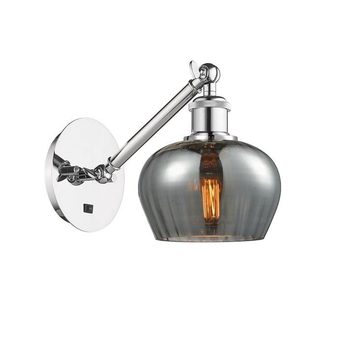 Innovations 317-1W-PC-G93 One Light Wall Sconce, Polished Chrome