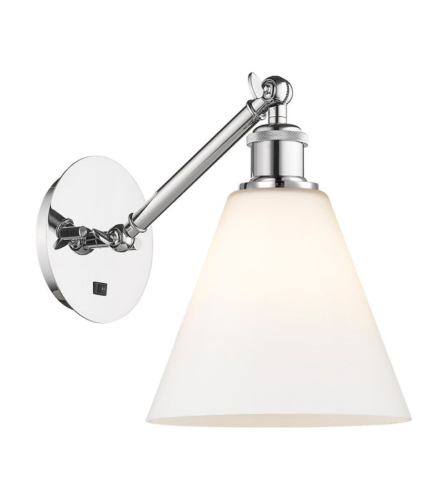 Innovations 317-1W-PC-GBC-81 One Light Wall Sconce, Polished Chrome