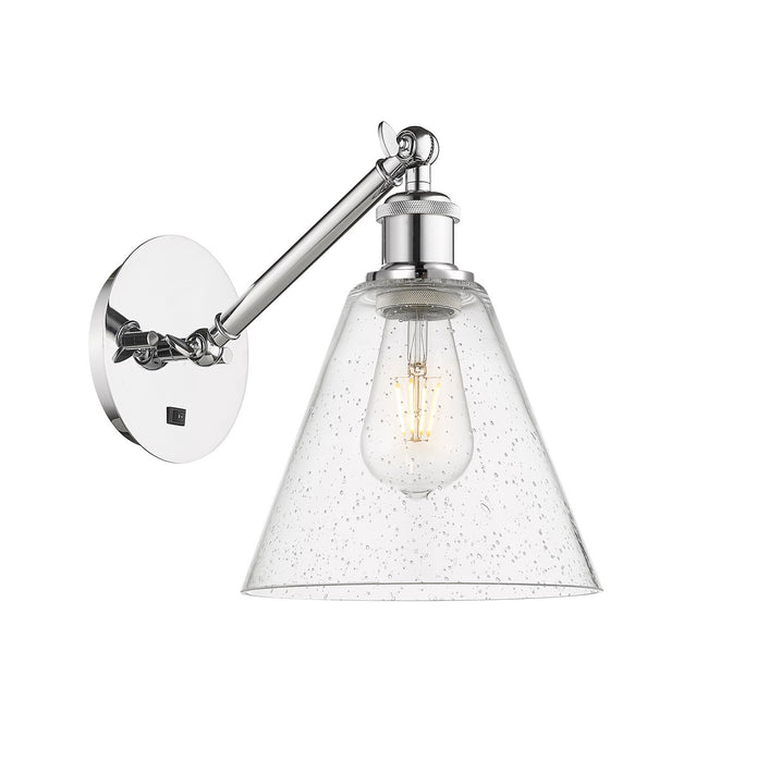 Innovations 317-1W-PC-GBC-84 One Light Wall Sconce, Polished Chrome