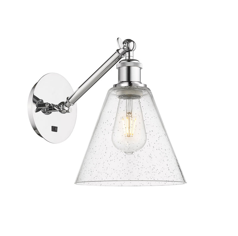Innovations 317-1W-PC-GBC-84-LED LED Wall Sconce, Polished Chrome