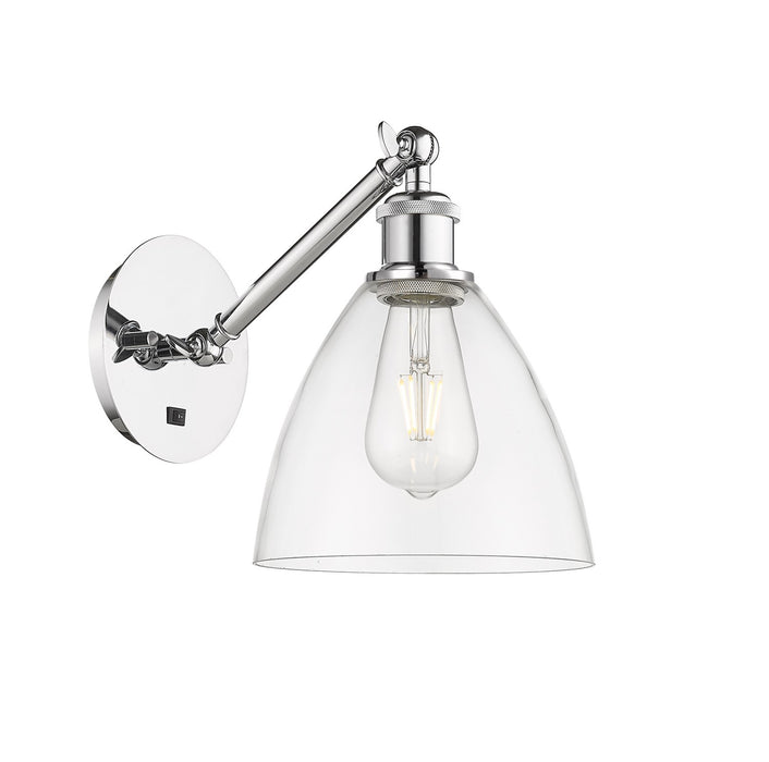 Innovations 317-1W-PC-GBD-752 One Light Wall Sconce, Polished Chrome