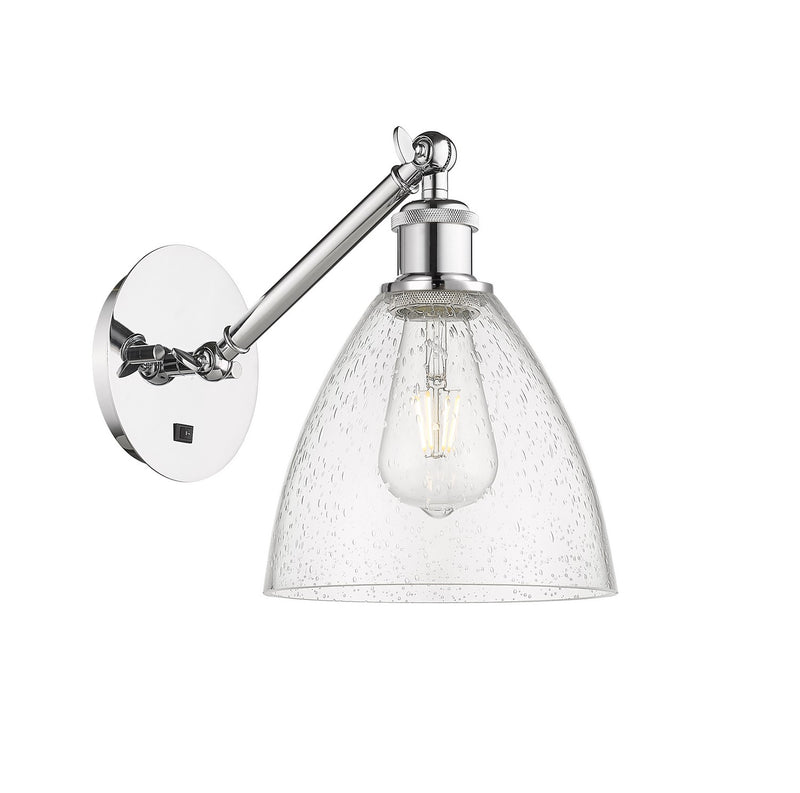 Innovations 317-1W-PC-GBD-754 One Light Wall Sconce, Polished Chrome