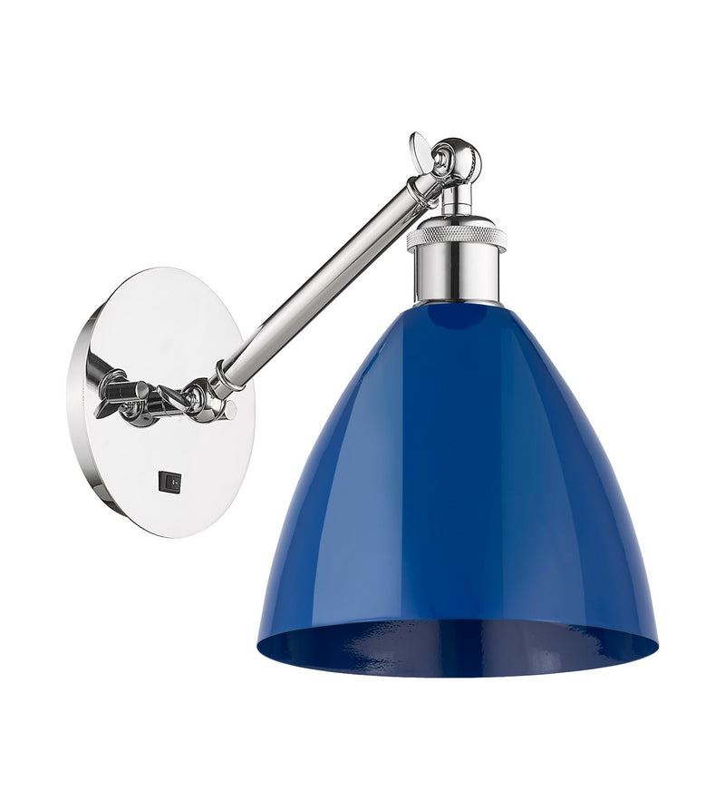 Innovations 317-1W-PC-MBD-75-BL-LED LED Wall Sconce, Polished Chrome