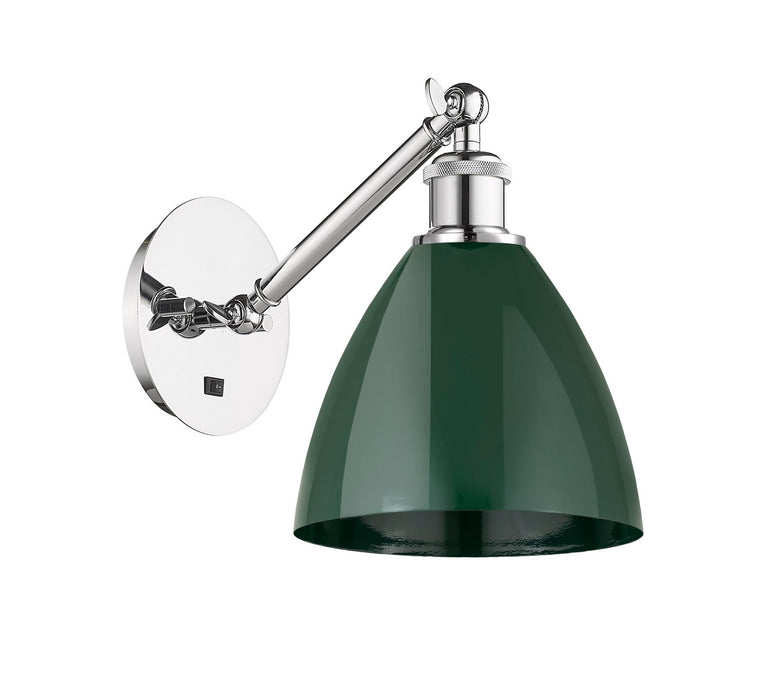 Innovations 317-1W-PC-MBD-75-GR One Light Wall Sconce, Polished Chrome