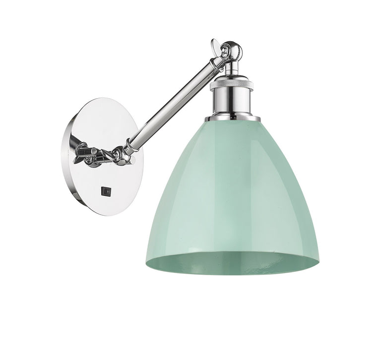 Innovations 317-1W-PC-MBD-75-SF One Light Wall Sconce, Polished Chrome