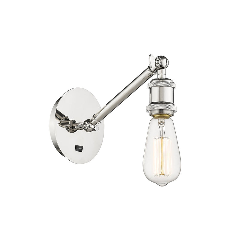Innovations 317-1W-PN One Light Wall Sconce, Polished Nickel