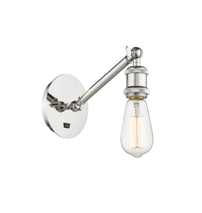 Innovations 317-1W-PN One Light Wall Sconce, Polished Nickel