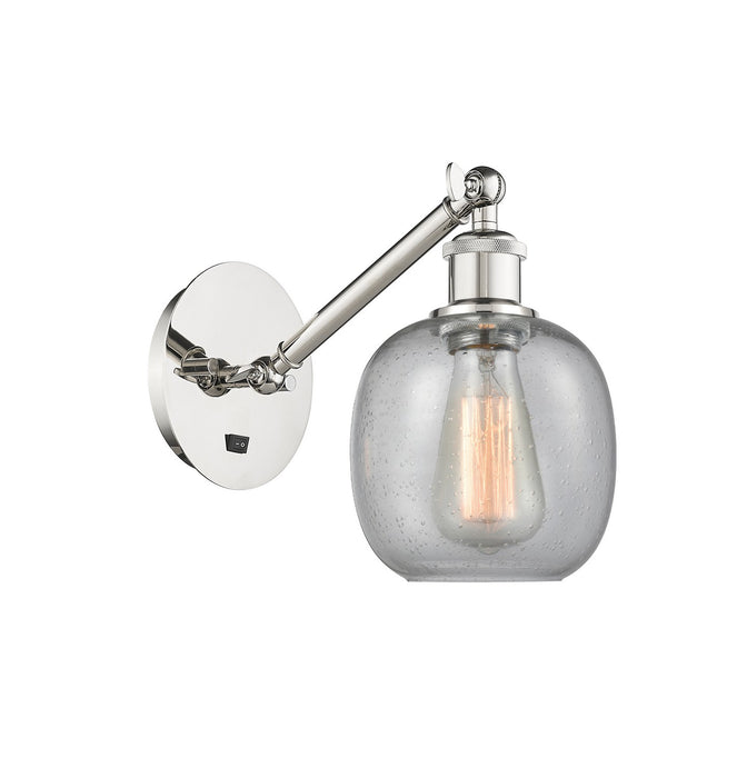 Innovations 317-1W-PN-G104-LED LED Wall Sconce, Polished Nickel