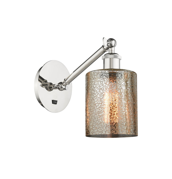 Innovations 317-1W-PN-G116 One Light Wall Sconce, Polished Nickel