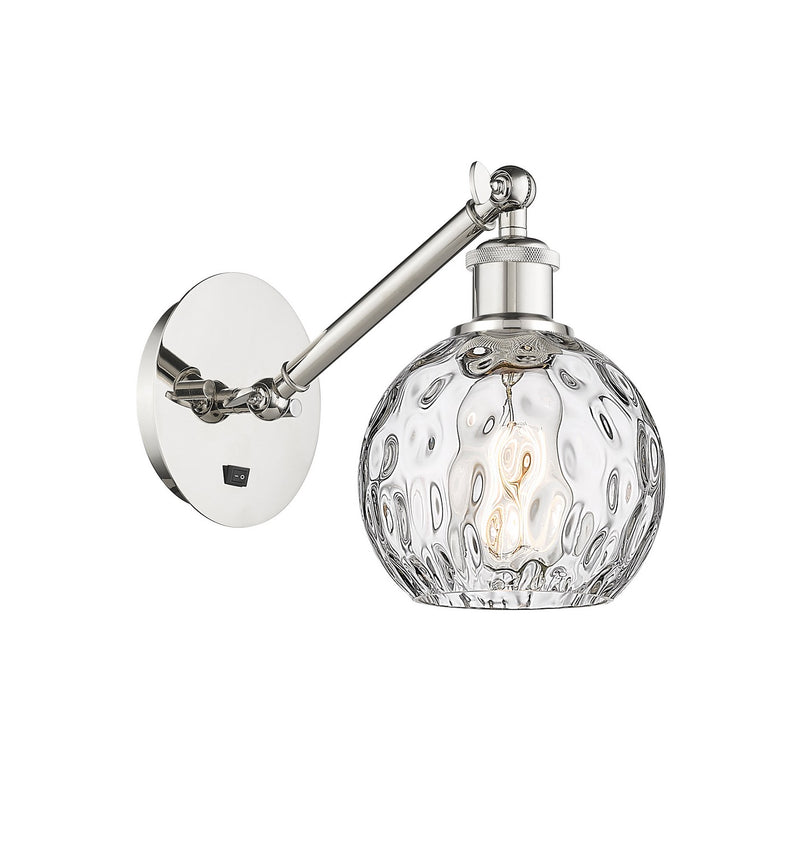 Innovations 317-1W-PN-G1215-6 One Light Wall Sconce, Polished Nickel