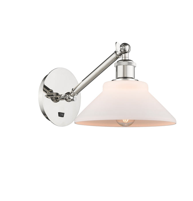 Innovations 317-1W-PN-G131 One Light Wall Sconce, Polished Nickel