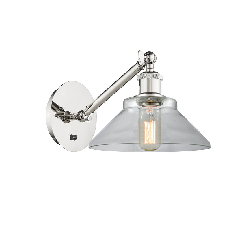 Innovations 317-1W-PN-G132-LED LED Wall Sconce, Polished Nickel
