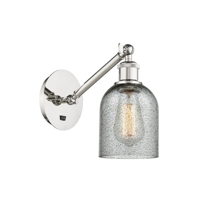 Innovations 317-1W-PN-G257 One Light Wall Sconce, Polished Nickel