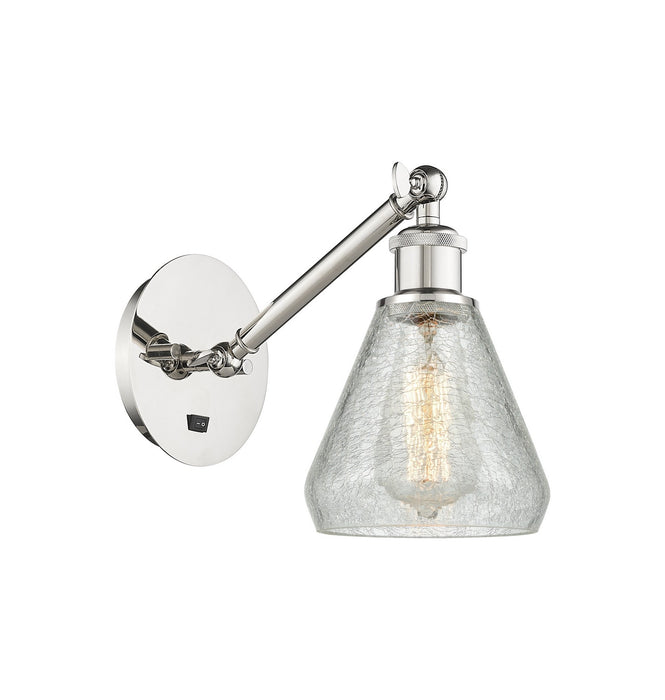 Innovations 317-1W-PN-G275-LED LED Wall Sconce, Polished Nickel