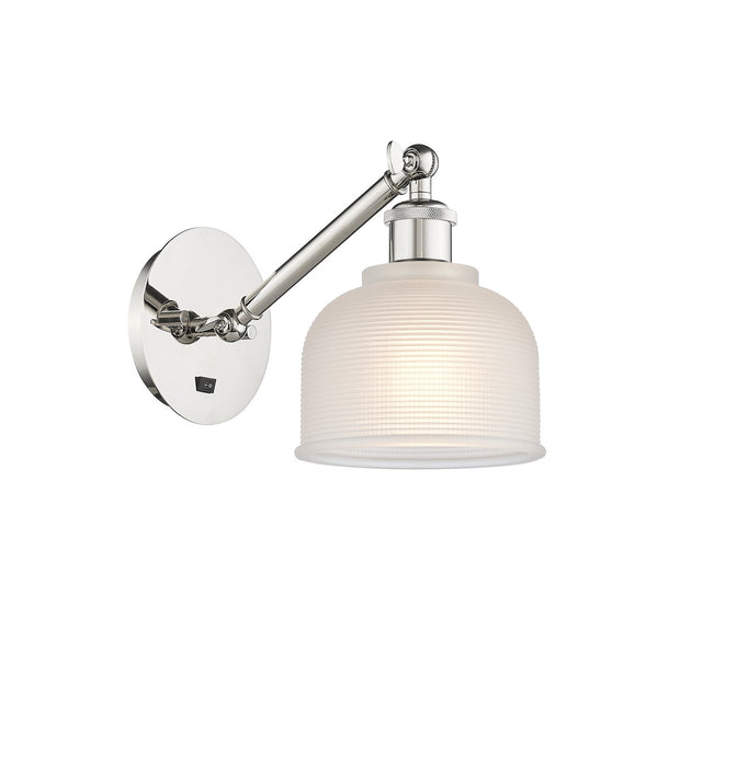 Innovations 317-1W-PN-G411 One Light Wall Sconce, Polished Nickel