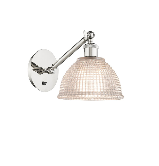 Innovations 317-1W-PN-G422 One Light Wall Sconce, Polished Nickel