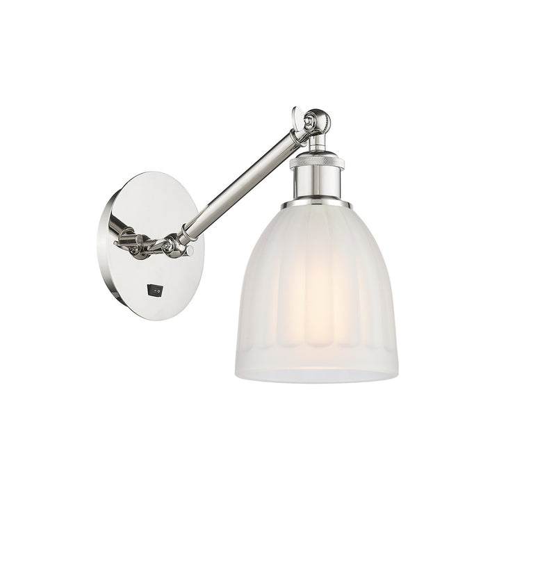 Innovations 317-1W-PN-G441 One Light Wall Sconce, Polished Nickel