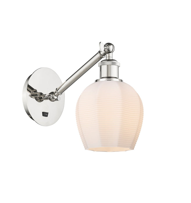 Innovations 317-1W-PN-G461-6-LED LED Wall Sconce, Polished Nickel