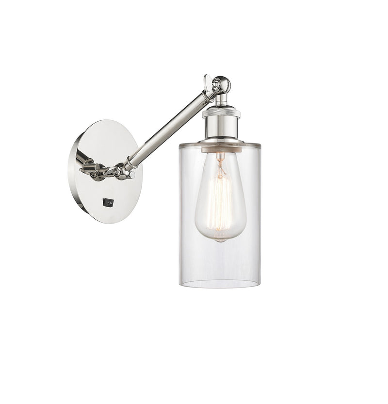 Innovations 317-1W-PN-G802 One Light Wall Sconce, Polished Nickel