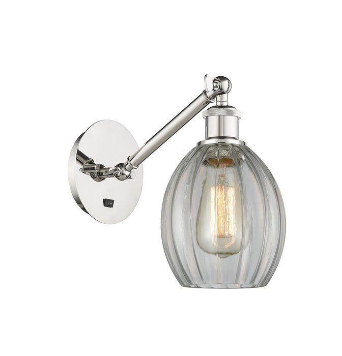 Innovations 317-1W-PN-G82 One Light Wall Sconce, Polished Nickel