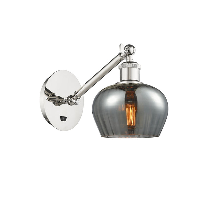 Innovations 317-1W-PN-G93-LED LED Wall Sconce, Polished Nickel