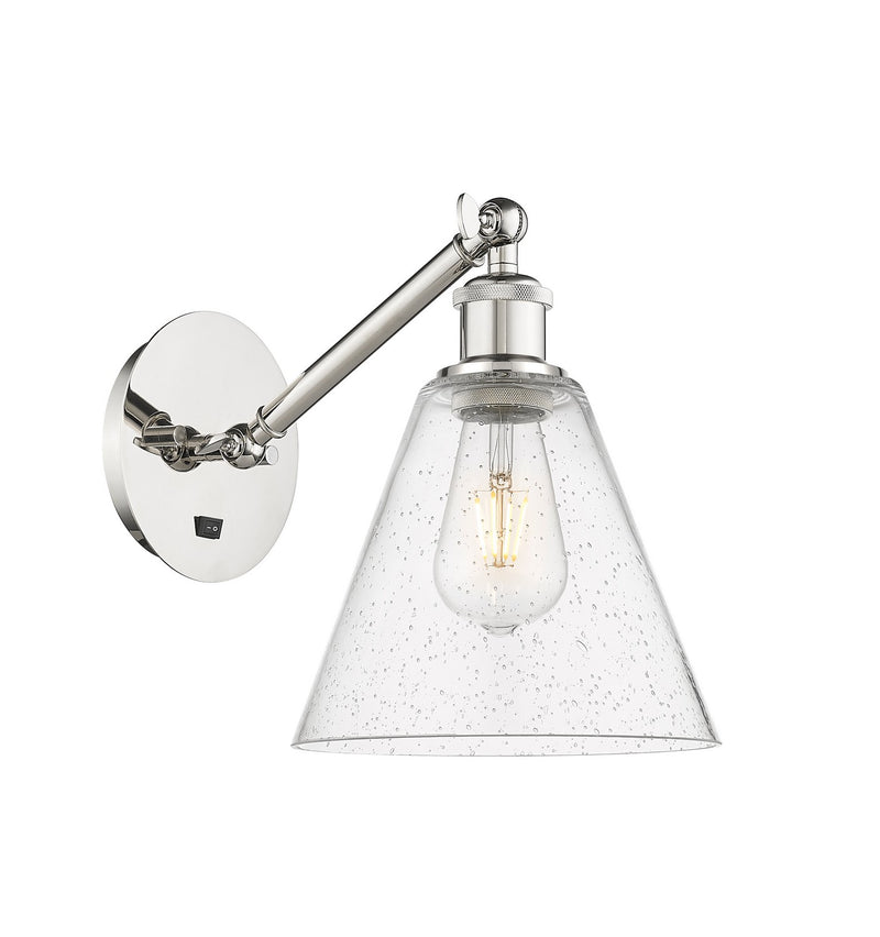 Innovations 317-1W-PN-GBC-84-LED LED Wall Sconce, Polished Nickel