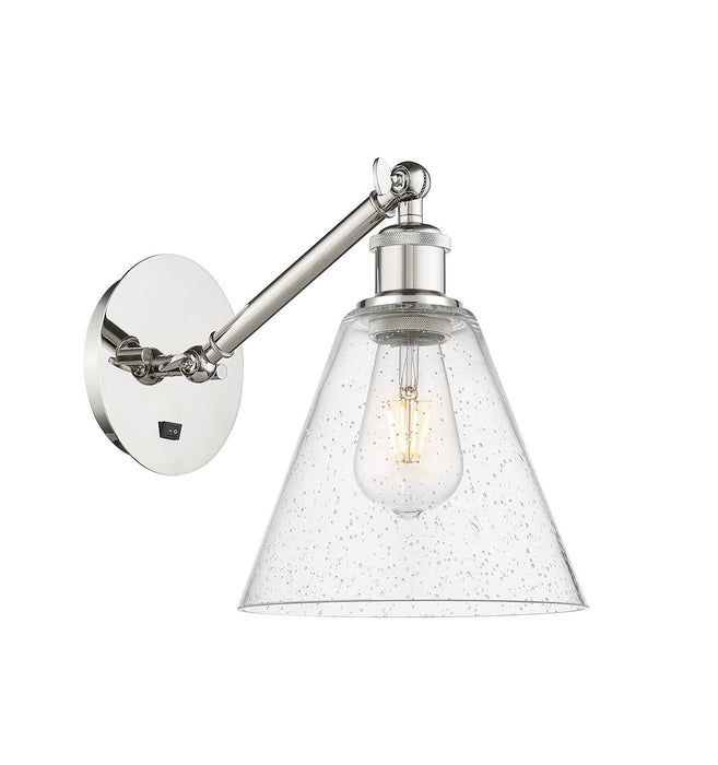 Innovations 317-1W-PN-GBC-84-LED LED Wall Sconce, Polished Nickel
