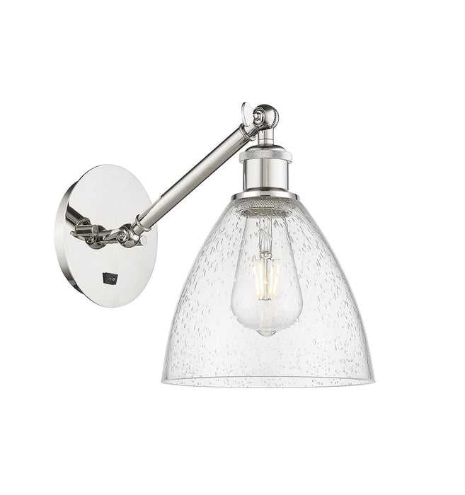 Innovations 317-1W-PN-GBD-754-LED LED Wall Sconce, Polished Nickel