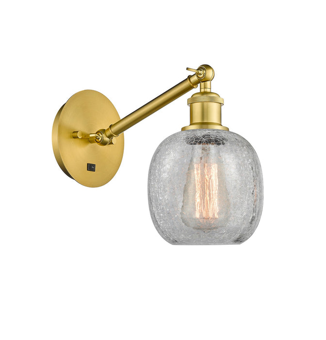 Innovations 317-1W-SG-G105-LED LED Wall Sconce, Satin Gold
