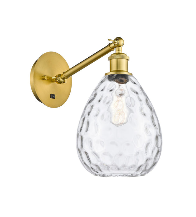 Innovations 317-1W-SG-G372 LED Wall Sconce, Satin Gold