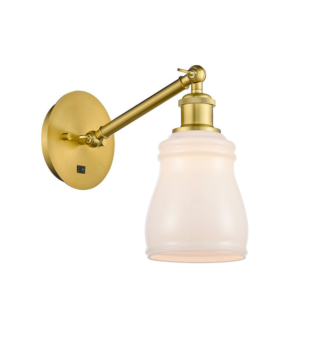 Innovations 317-1W-SG-G391 One Light Wall Sconce, Satin Gold