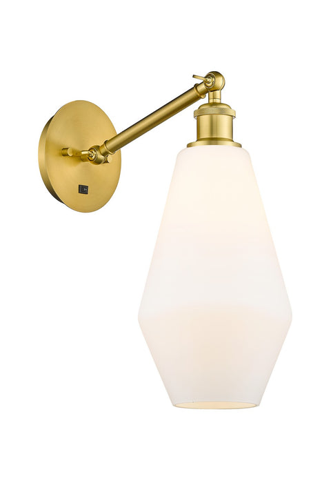 Innovations 317-1W-SG-G651-7 One Light Wall Sconce, Satin Gold
