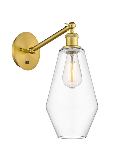 Innovations 317-1W-SG-G652-7 One Light Wall Sconce, Satin Gold