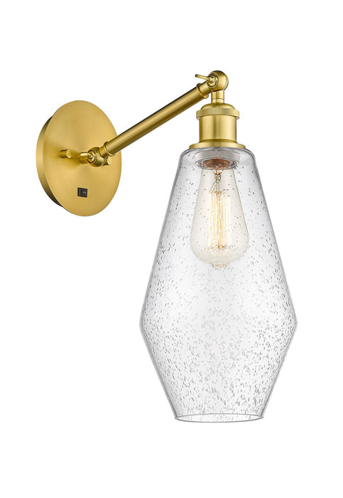 Innovations 317-1W-SG-G654-7-LED LED Wall Sconce, Satin Gold