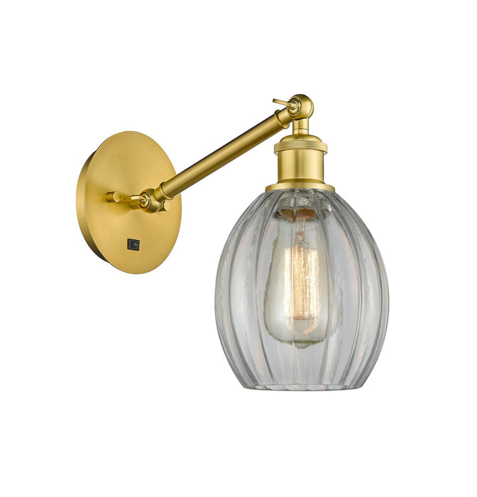 Innovations 317-1W-SG-G82 One Light Wall Sconce, Satin Gold