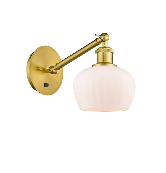 Innovations 317-1W-SG-G91 One Light Wall Sconce, Satin Gold