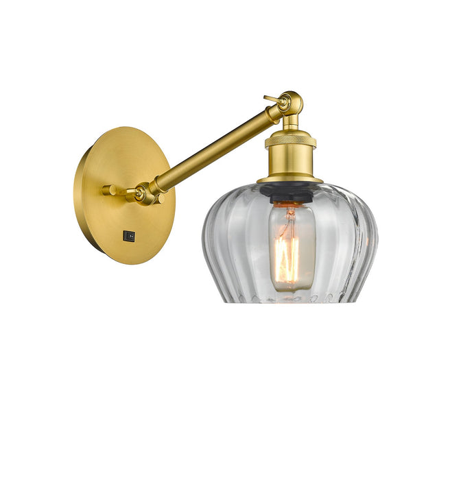 Innovations 317-1W-SG-G92 One Light Wall Sconce, Satin Gold
