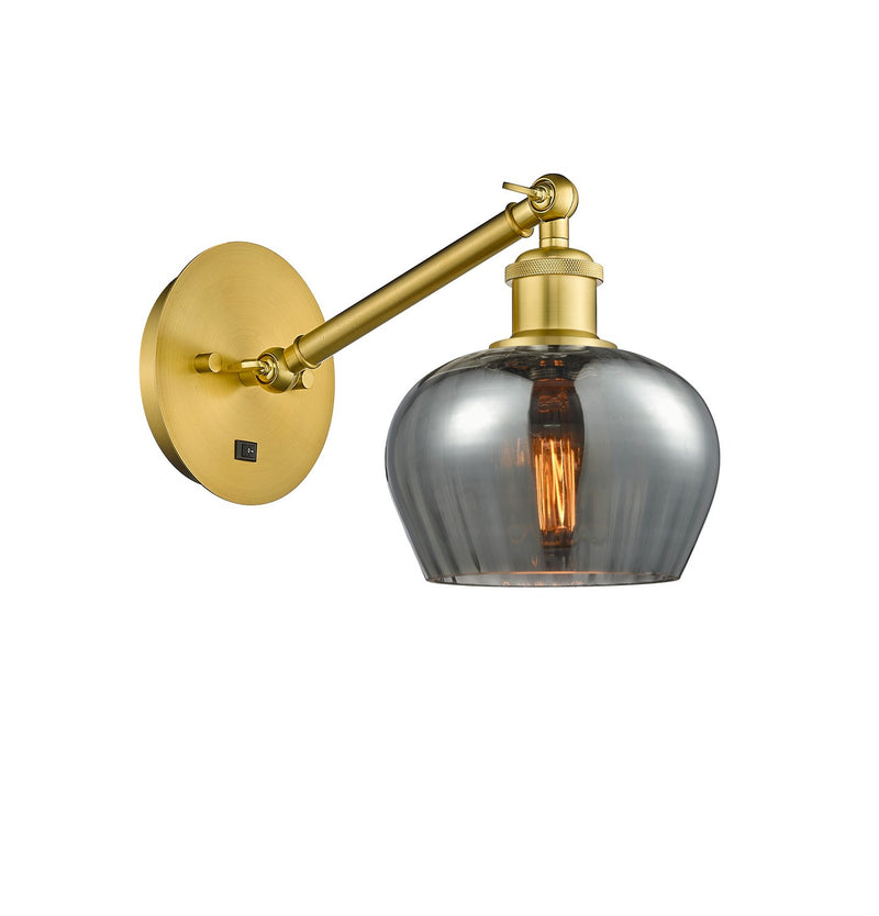 Innovations 317-1W-SG-G93 One Light Wall Sconce, Satin Gold