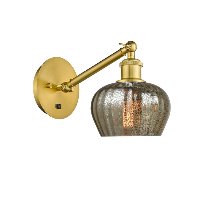 Innovations 317-1W-SG-G96 One Light Wall Sconce, Satin Gold