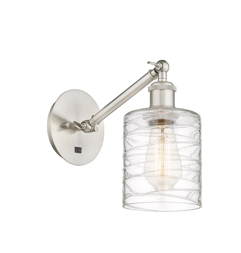 Innovations 317-1W-SN-G1113-LED LED Wall Sconce, Brushed Satin Nickel