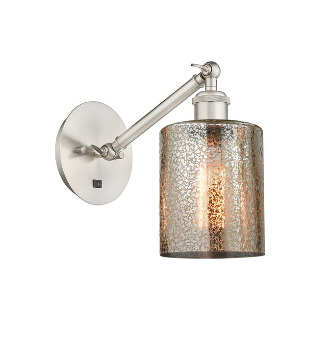 Innovations 317-1W-SN-G116 One Light Wall Sconce, Brushed Satin Nickel