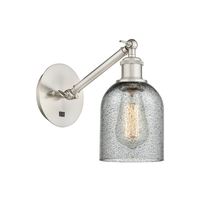 Innovations 317-1W-SN-G257 One Light Wall Sconce, Brushed Satin Nickel